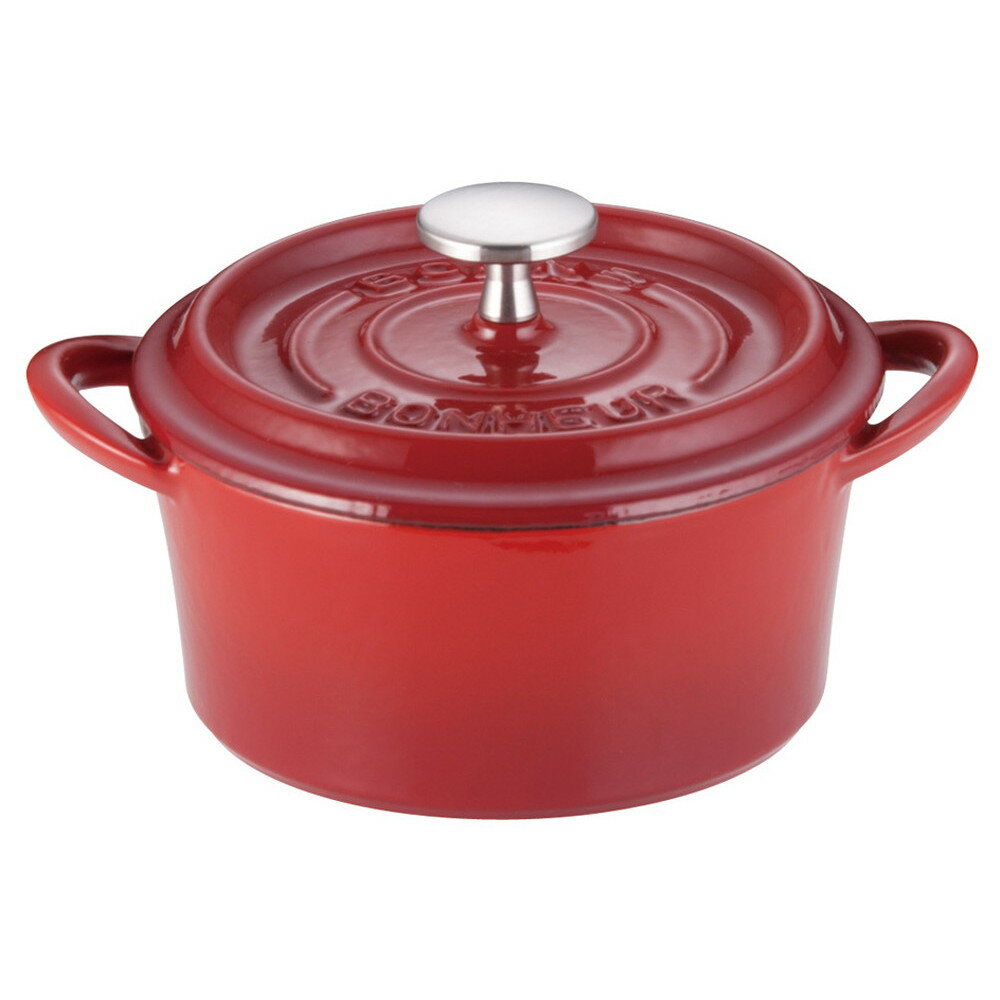 ボン・ボネール ココット 12cm レッド [ 内径:120mm深さ:56mm底径:108mm600cc ] [ 料理道具 ] | キッチン 台所 料理 おしゃれ かわいい 自宅用 贈り物