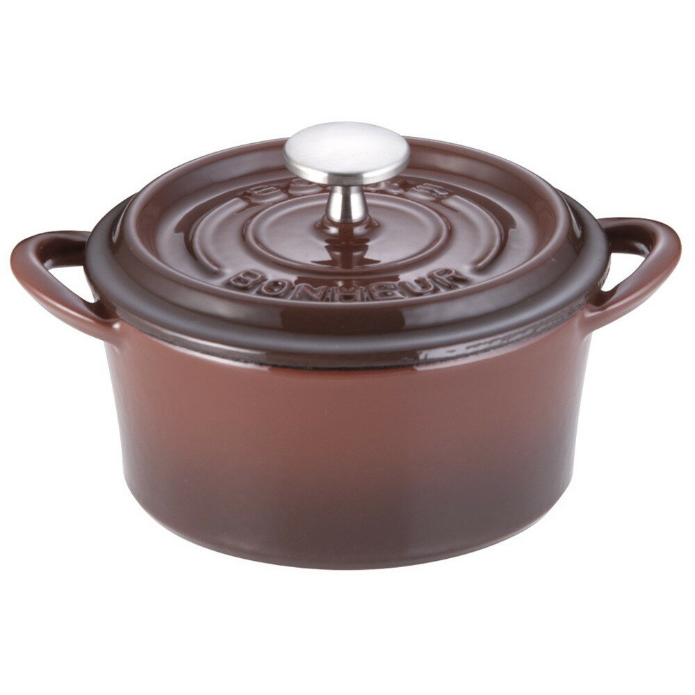 ボン・ボネール ココット 12cm ブラウン [ 内径:120mm深さ:56mm底径:108mm600cc ] [ 料理道具 ] | キッチン 台所 料理 おしゃれ かわいい 自宅用 贈り物