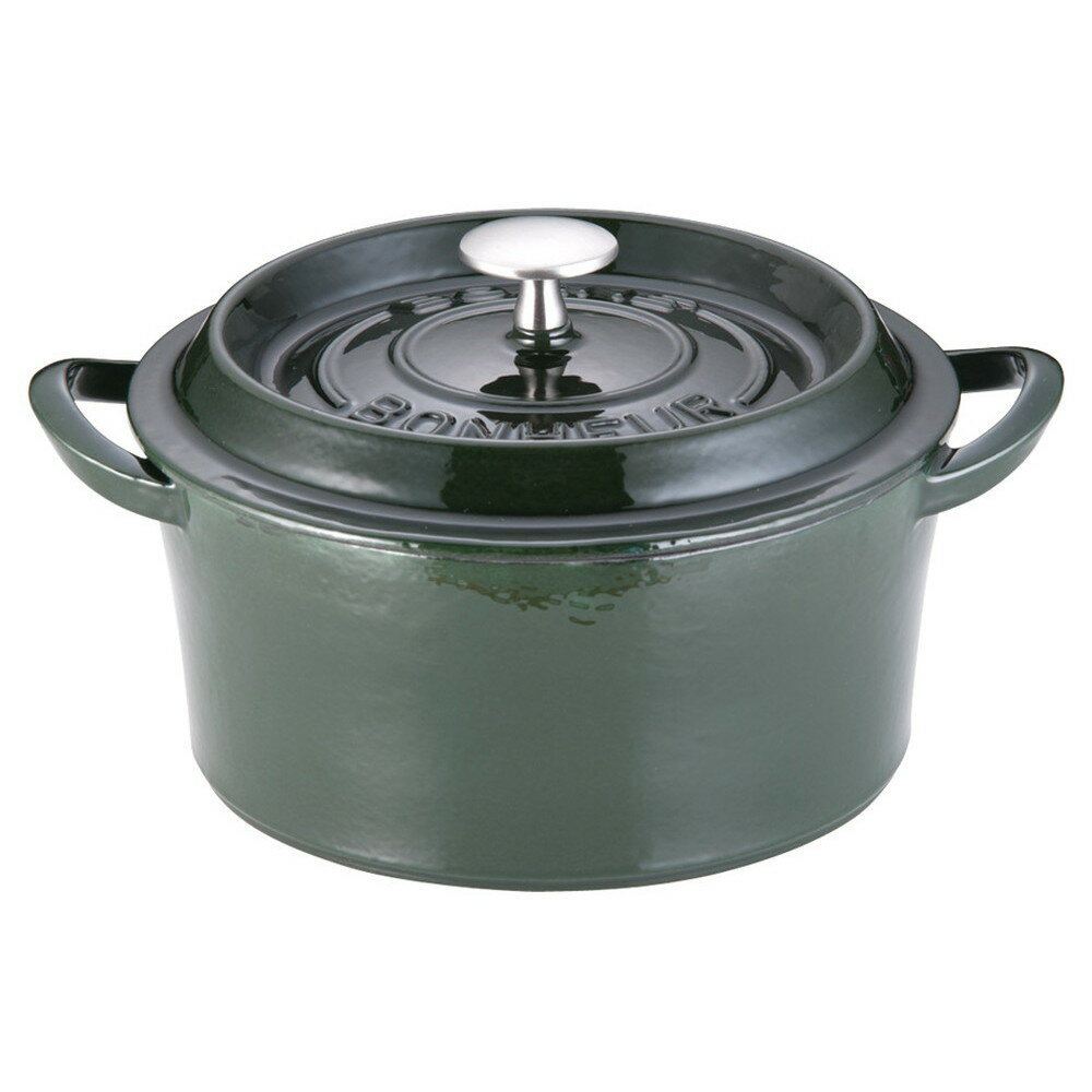 ボン・ボネール ココット 22cm マジョリカグリーン [ 内径:220mm深さ:100mm底径:198mm3400cc ] [ 料理道具 ] | キッチン 台所 料理 おしゃれ かわいい 自宅用 贈り物