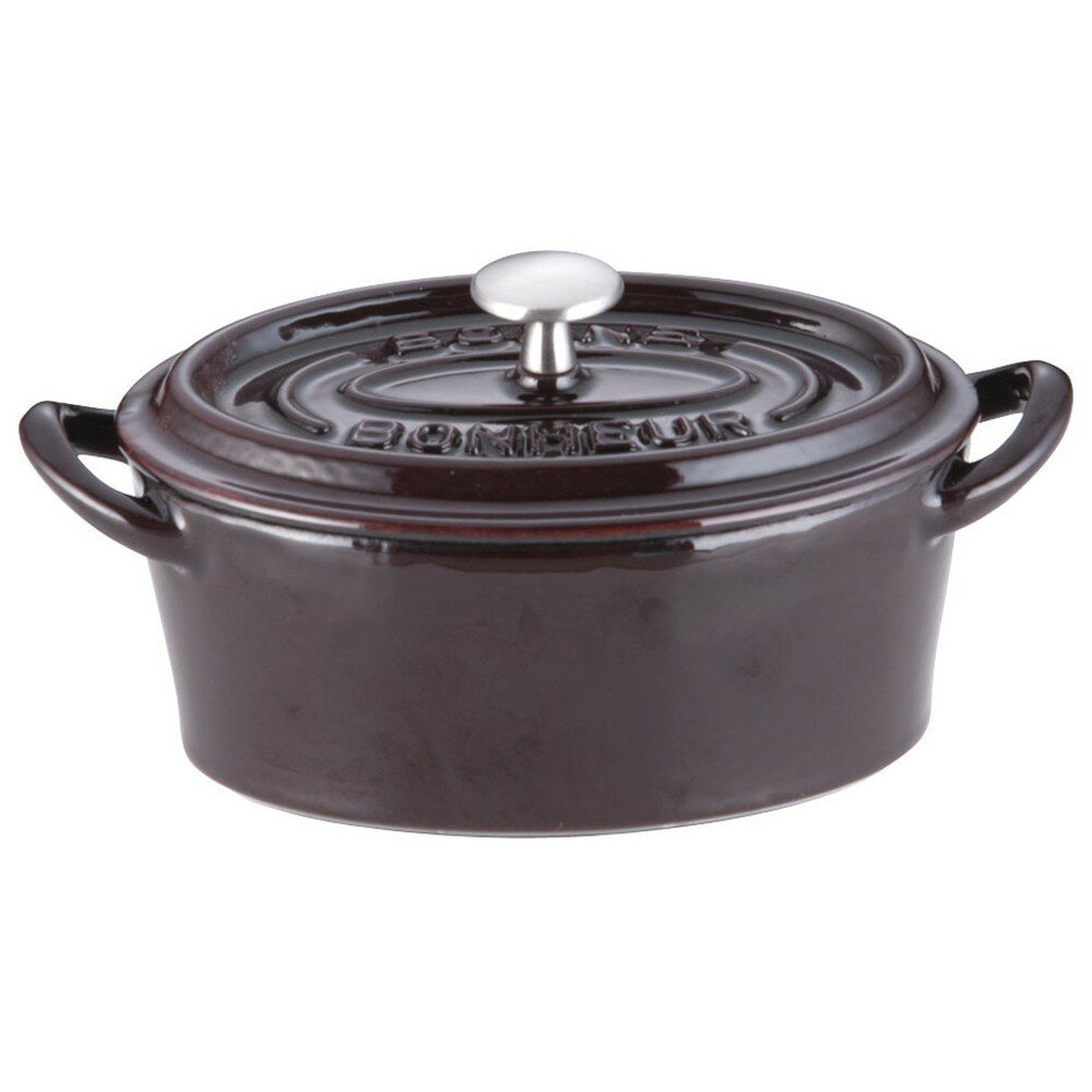 ボン・ボネール ココットオーバル 11cm オーベルジン [ (内寸)間口:110 x 奥行:77x 深さ:46mm280cc ] [ 料理道具 ] | キッチン 台所 料理 おしゃれ かわいい 自宅用 贈り物
