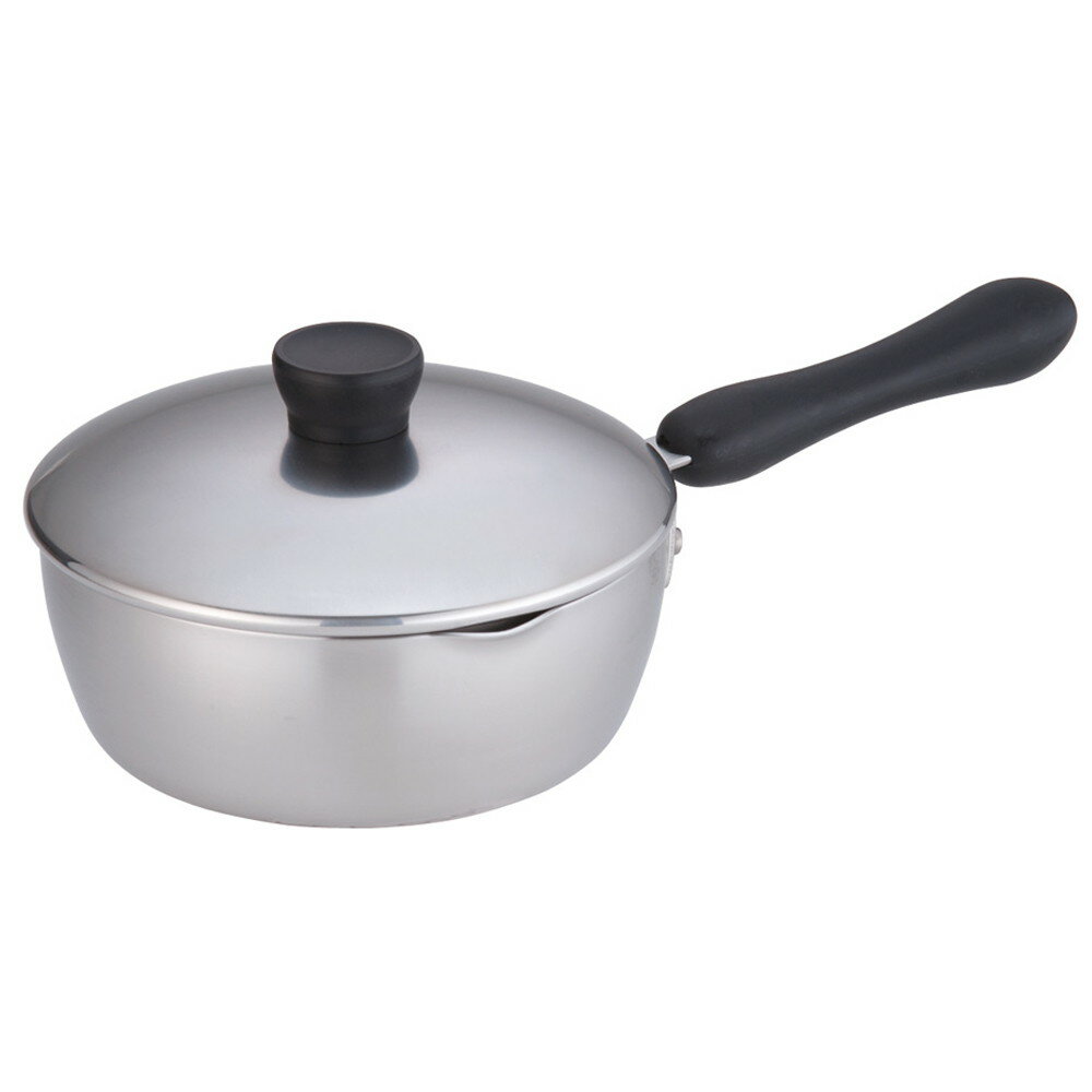 エルム IH 3層鋼 ユキヒラパン 18cm [ 内径:180mm深さ:70mm底径:137mm1.5L ] [ 料理道具 ] | 厨房 飲食店 レストラン ホテル 和食 業務用