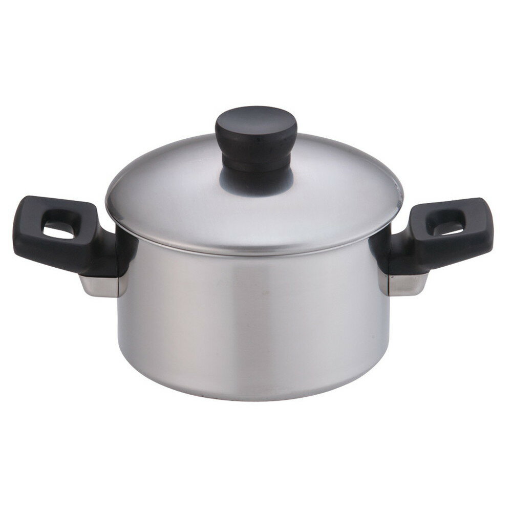 エルム IH 3層鋼 両手鍋 18cm [ 内径:180mm深さ:108mm底径:152mm2.7L ] [ 料理道具 ] | 厨房 飲食店 レストラン ホテル 和食 業務用