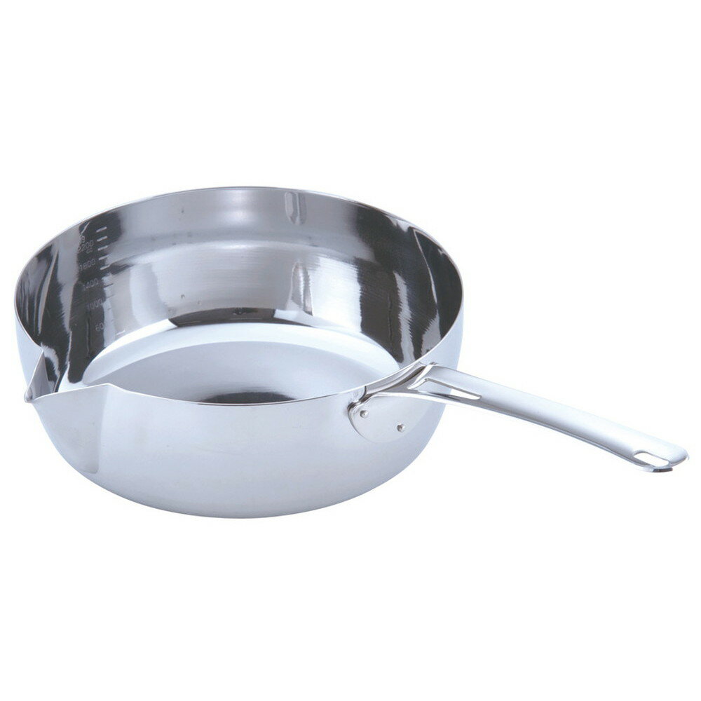 MA共柄 デンジ 片手鍋 22cm [ 内径:22cm 深さ:80mm底径:160mm2.8L ] [ 料理道具 ] | 厨房 キッチン 台所 飲食店 レストラン 業務用