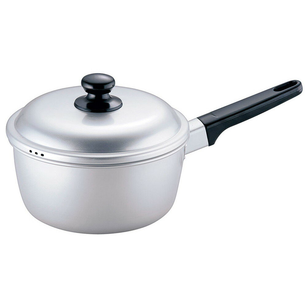 Ih Incompatible - アルマイト シルバーメリータス 片手鍋 16cm [ 外径:173mm深さ:80mm1.5L ] [ 料理道具 ] | 厨房 キッチン 台所 飲食店 レストラン 業務用