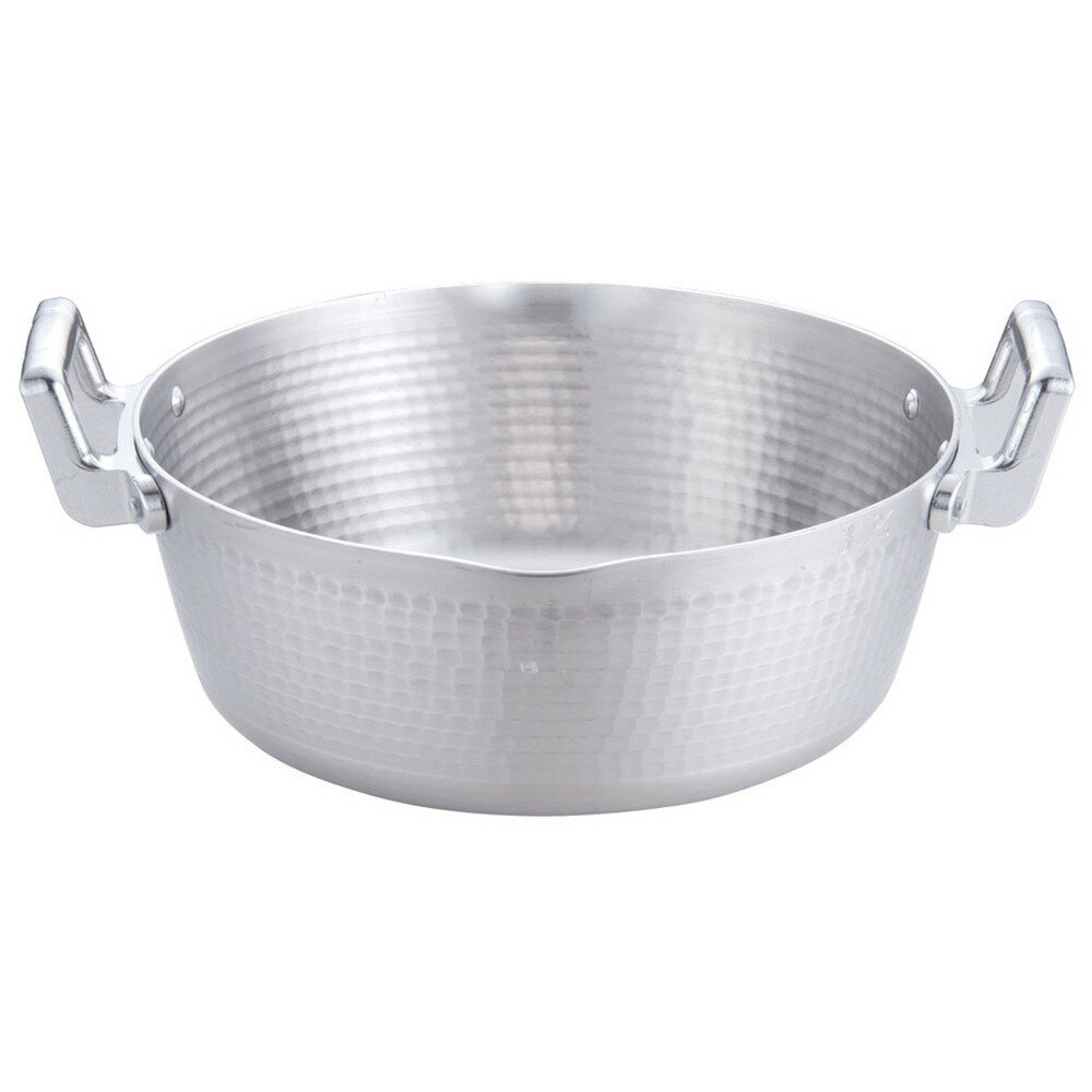 アルミ 両手雪平鍋 40433 33cm [ 内径:330 x 深さ:125mm6.9L ] [ 料理道具 ] | 厨房 食堂 和食 ホテル キッチン 飲食店 業務用