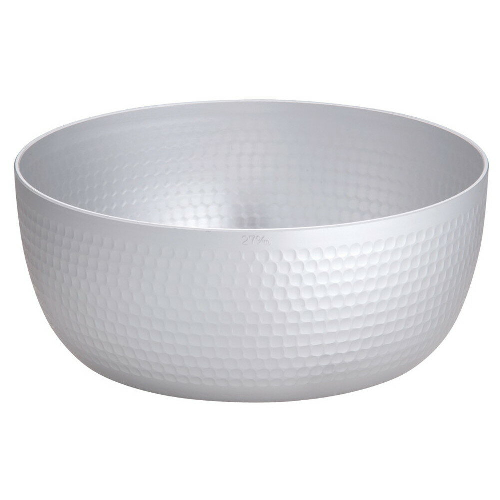 ホクア アルミ 矢床鍋 27cm [ 内径:270 x 深さ:112mm5.6L ] [ 料理道具 ] | 厨房 食堂 和食 ホテル キッチン 飲食店 業務用