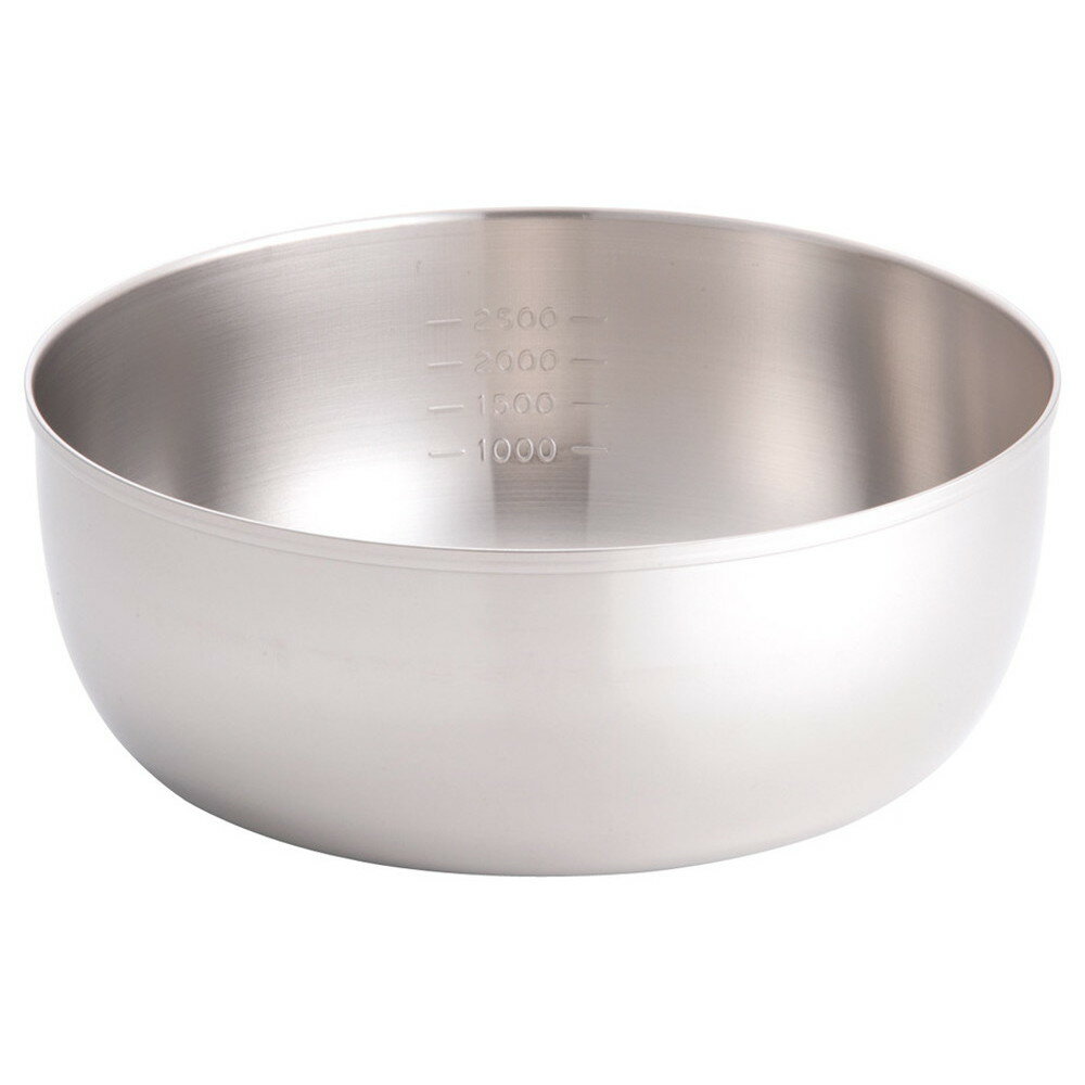 Yukihira Pans - SA18-10三層鋼矢床鍋(目盛付) 24cm [ 内径:234 x 深さ:90mm底径:200mm3.6L ] [ 料理道具 ] | 厨房 食堂 和食 ホテル キッチン 飲食店 業務用