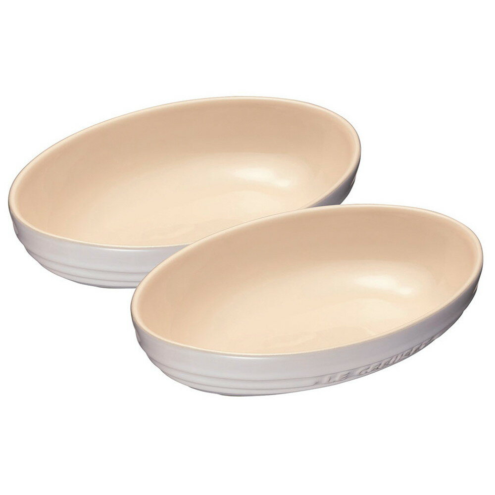 保存版 ル クルーゼ オーバル ボール 2個入 23 ホワイト 155 X 235 X H58mm770cc 楕円鉢 楕円 皿 形プラター 丸 パスタ 人気 おすすめ 食器 洋食器 業務用 飲食店 カフェ うつわ 器 かわいい ギフト プレゼント 引き出物 誕生日 贈り物