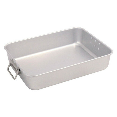 アルミ米飯缶 (硬質アルミ)小 プリンス [ 間口:468 x 奥行:347 x H102mm ] [ 料理道具 ] | 給食 社食 ..