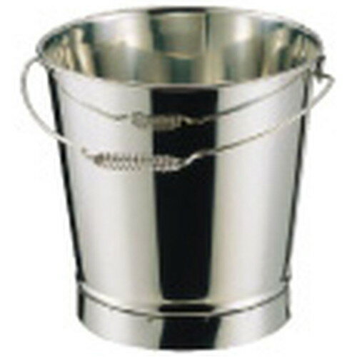 SA18-8溶接バケツ 20L [ 内径:310 x 深さ:340mm 20L ] [ 給食道具 ] | 給食 社食 配膳 飲食店 厨房 レストラン 業務用