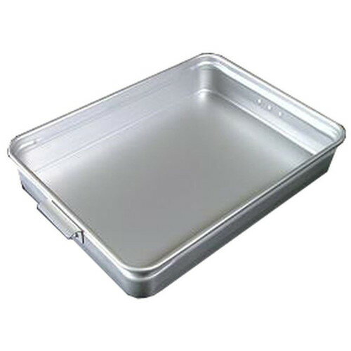 アルミ手付番重(板取手) 中 80 [ 間口:468 x 奥行:348 x H80mm ] [ 料理道具 ] | 厨房 飲食店 給食 社食 レストラン 業務用