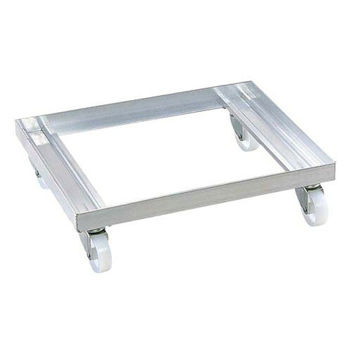 アルミ製平台車 番重・コンテナ用 565 x 380 [ (外寸)間口:565 x 奥行:380mm ] [ 厨房用品 ] | 飲食店 レストラン ベーカリー 厨房 業務用