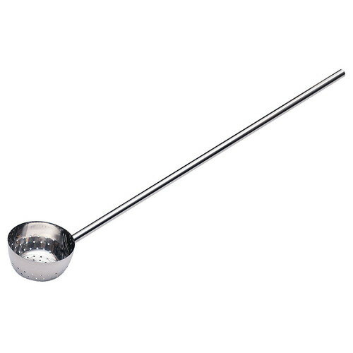 18-8パイプ柄 穴明ひしゃく 18cm 柄長60cm [ φ180mm 1.9L ] [ 料理道具 ] | 給食 社食 配膳 飲食店 厨房 レストラン 業務用