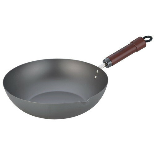 Frying Pans （Iron） - 極(きわめ) 鉄 炒め鍋 30cm [ 内径:297 x 深さ:80mm 底径:172mm ] [ 料理道具 ] | 厨房 キッチン 飲食店 ホテル レストラン 業務用