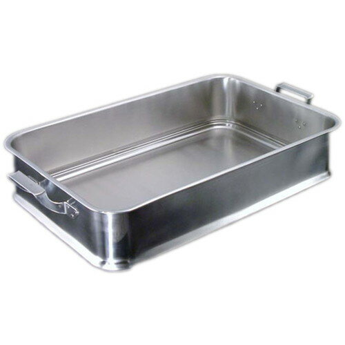 IKD18-8抗菌給食バット 24インチ 手付 [ 間口:610 x 奥行:380 x H130mm ] [ 料理道具 ] | 厨房 飲食店 給食 社食 レストラン 業務用