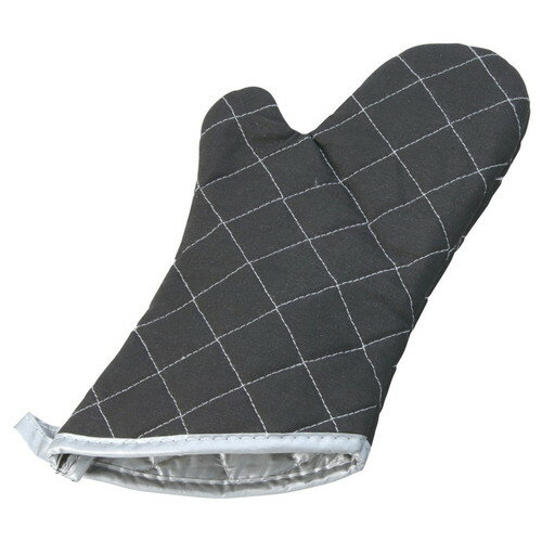 TKG オーブンミット ブラック(片手) 裏地付 中 340mm [ 全長:340 ] [ 料理道具 ] | 厨房 キッチン 飲食..
