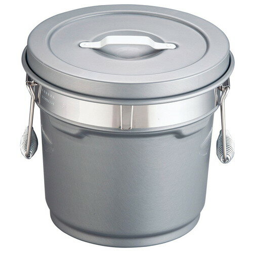 段付二重食缶(内外超硬質ハードコート) 246-H (8L) [ 外径:265 x H260mm 8L ] [ 給食道具 ] | 給食 社食 配膳 飲食店 厨房 レストラン 業務用