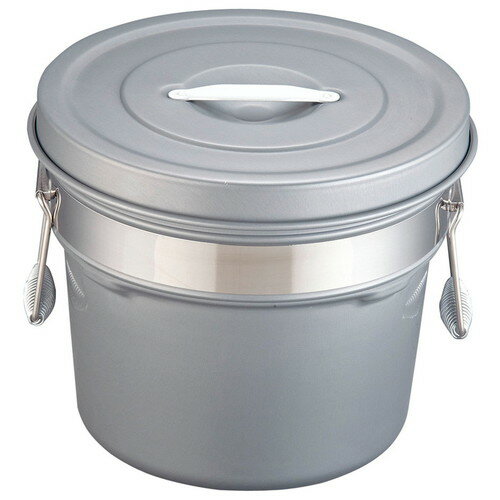 段付二重食缶(内外超硬質ハードコート) 248-H(12L) [ 外径:320 x H273mm 12L ] [ 給食道具 ] | 給食 社食 配膳 飲食店 厨房 レストラン 業務用