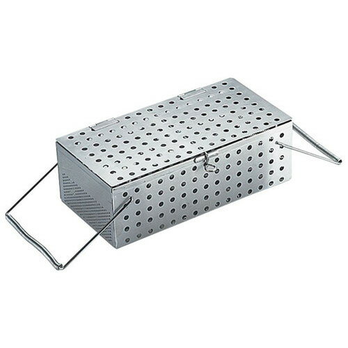 UK18-8パンチングスプーン消毒かご S [ (内寸)幅:180 x 奥行:120 x H70mm ] [ 料理道具 ] | 給食 社食 配膳 飲食店 厨房 レストラン 業務用