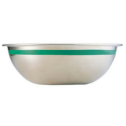 TKG 18-8 カラーラインボール 24cm グリーン [ 深さ:94mm 容量:3.2L ] [ 料理道具 ] | 飲食店 ホテル レストラン 和食 洋食 中華 キッチン 業務用