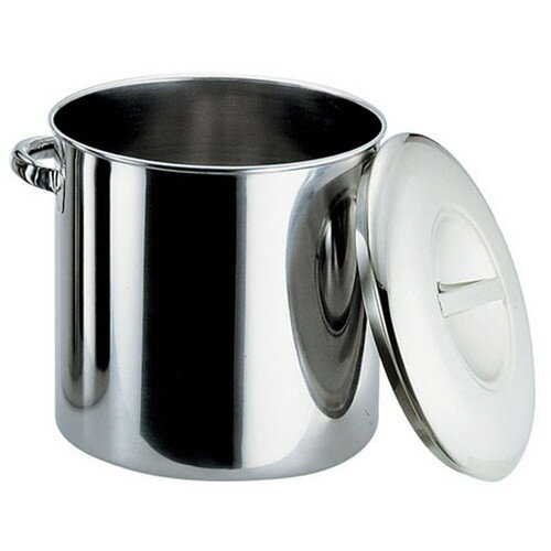 18-8内蓋式キッチンポット(目盛付) (手付)22cm [ 内径:220 x 深さ:220mm 容量:8.3L ] [ 保存容器 ] | 飲食店 ホテル レストラン 厨房 社食 業務用