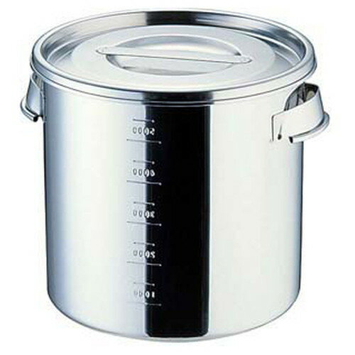 UK18-8目盛付 キッチンポット 21cm(手付) [ 内径:210 x 深さ:210mm 容量:7.2L ] [ 保存容器 ] | 飲食店 ホテル レストラン 厨房 社食 業務用