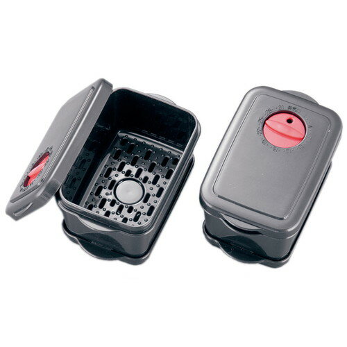 竹炭入りごはん用スチーマー保存容器 約1杯分(2個入)M-711 [ 間口:114 x 奥行:73 x H63mm 容量:270cc ] [ 料理道具 ] | キッチン 台所 便利 ご飯 自宅用