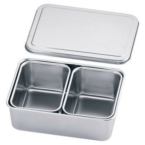 [商品名]　18-8プレス R号用ヤクミ入 2ヶ入 [素材]　18-8ステンレス[寸法]　幅:185 x 奥行:133 x H60mm [産地]日本食に携わるプロの皆様、実際に使う立場の方々からの声を多く取り入れた、末永くお使い頂ける優れた...