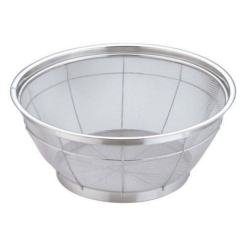 Basket, Cart - TKG ステンNEWマンモス浅型ざる 40cm [ 外径:427 x 深さ:165mm ] [ 料理道具 ] | 飲食店 ホテル レストラン 和食 洋食 中華 キッチン 業務用