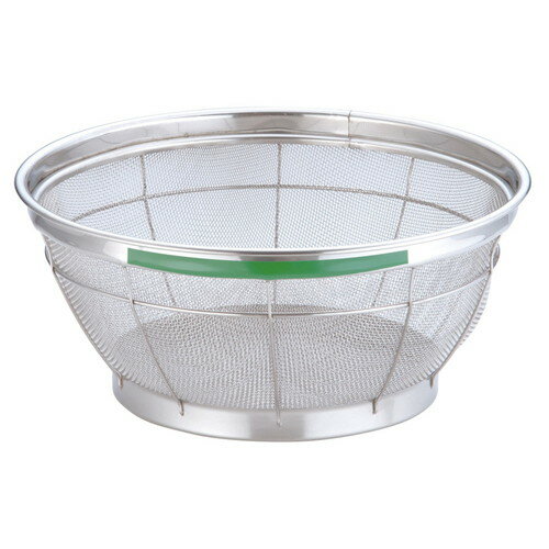 TKG NEWマンモス カラー 浅型ざる 27.5cm グリーン [ 外径:291 x 深さ:118mm ] [ 料理道具 ] | 飲食店 ..