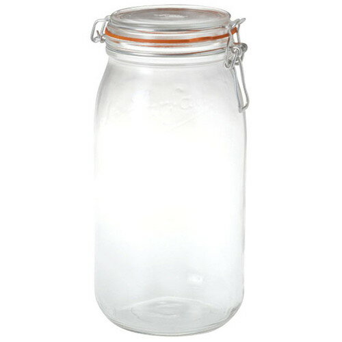 [商品名]　ル・パルフェ ガラス ボーカルジャー 940006 3L[素材]　ガラス パッキン天然ゴム[寸法]　直径:140 x H285mm 口径:110mm 容量:3000cc[産地]フランスガラスビンに食材を入れ保存する方法しかなかっ...