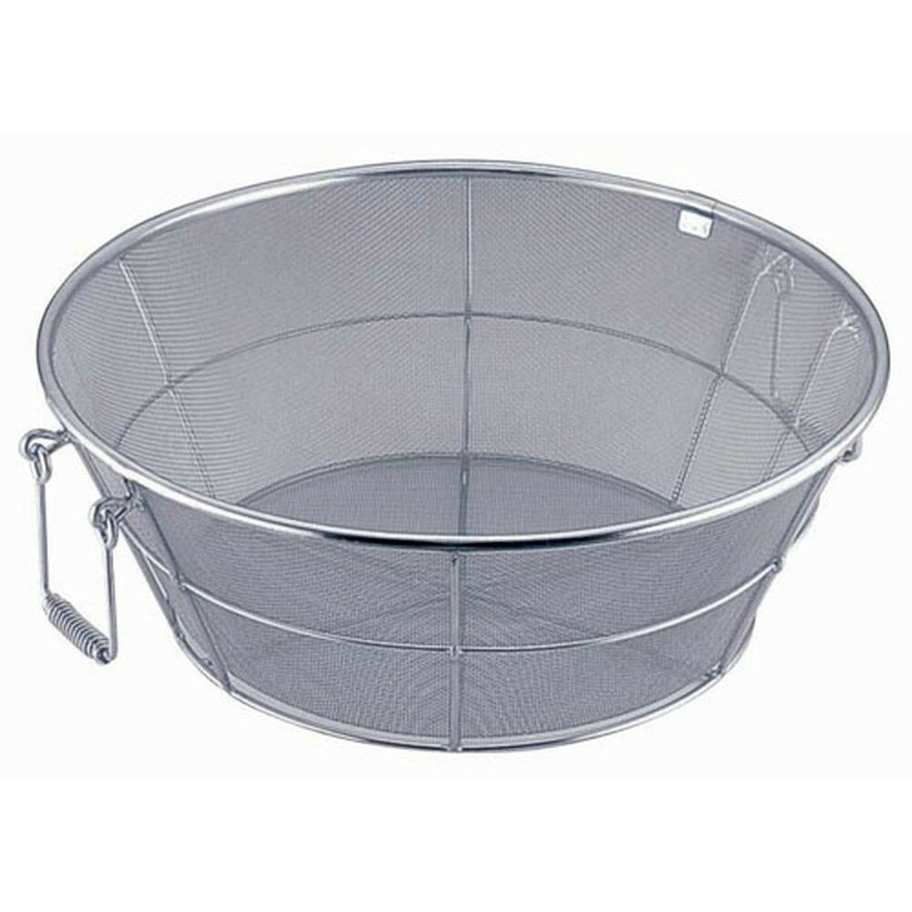18-8手付揚ざる 細目 55cm [ 内径:526 x H200mm ] [ 調理器具 ] | 厨房用品 飲食店 キッチン 料理道具 業務用