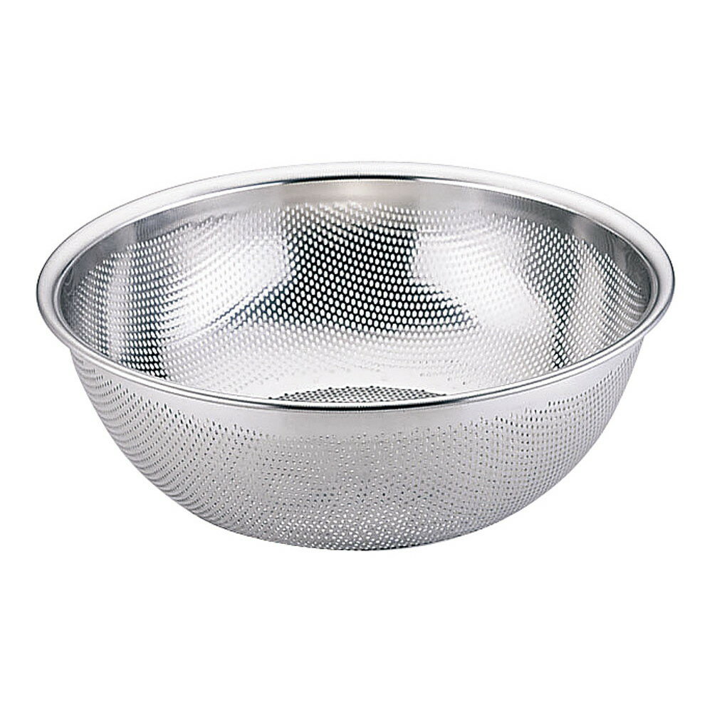 18-8 HACCPパンチング浅型ざる 35cm [ 外径:375 x H155mm ] [ 調理器具 ] | 厨房用品 飲食店 キッチン 料理道具 業務用
