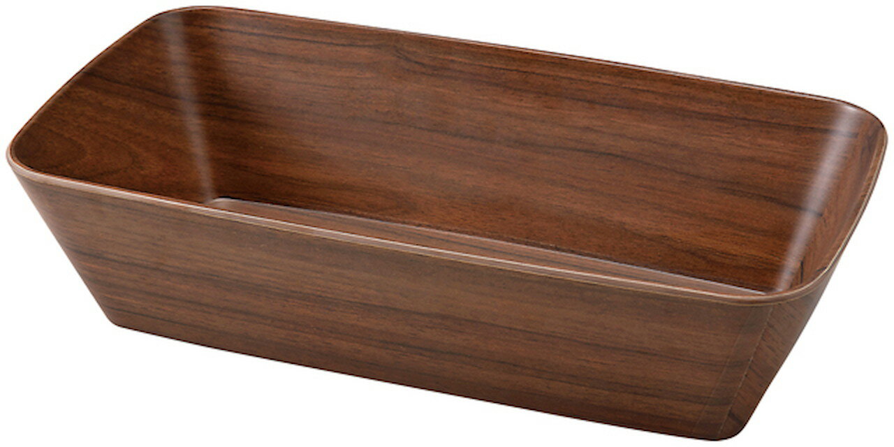 バケットボックス長角（中）ダーク　325*176*H80 [325×176×80mm] | SNS インスタ映え おしゃれ かわいい かっこいい 和カフェ おうちカフェ 器 食器 業務用 贈答 プレゼント ギフト シンプル モダン お祝い セット 軽い 割れない