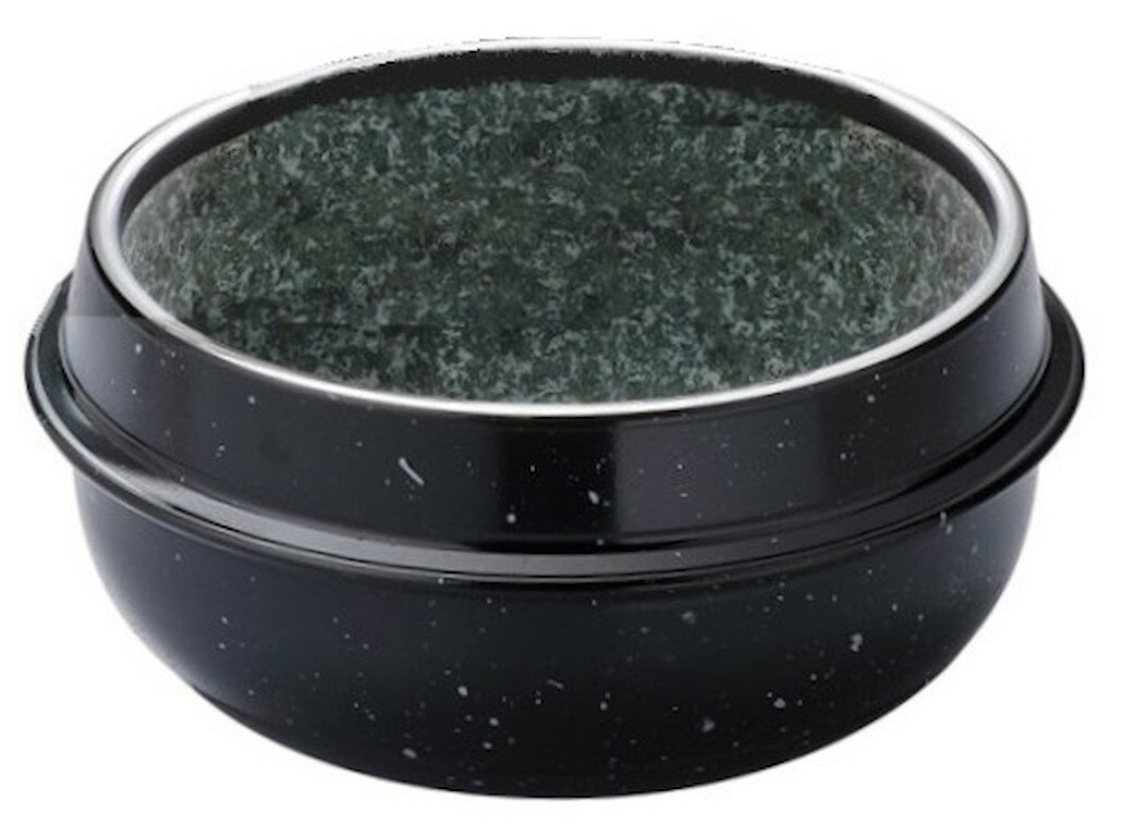 19cm 石焼チゲ鍋用（本体） [190×85mm (内寸:158×75mm)] | SNS インスタ映え 懐石料理 会席料理 器 食器 業務用 一人鍋 卓上鍋 韓国 ビビンバ