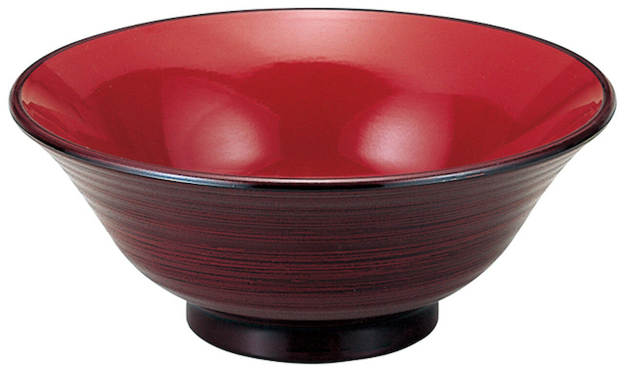 5.5寸武蔵鉢(小)溜刷毛目内朱 [165×67mm 208g] | 鉢　渋い　おしゃれ　和カフェ　インスタ映え