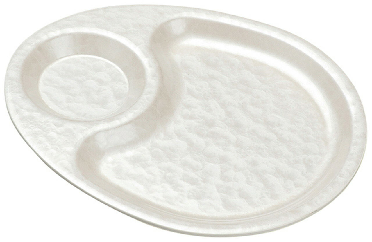 耐熱269 エッグプレ-トホワイトアクア（裏白） [269×220×16mm 168g] | SNS インスタ映え おしゃれ かわいい かっこいい 和カフェ おうちカフェ 器 食器 業務用 贈答 プレゼント ギフト シンプル モダン お祝い セット 軽い 割れない