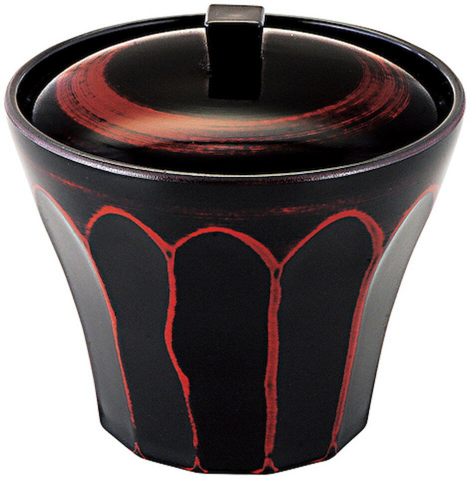 TA3.1寸荒彫小町カップ(蓋親)曙内黒 [94×91mm 83g 240cc] | SNS インスタ映え おしゃれ かっこいい カフェ 和カフェ おうちカフェ 業務用 贈答 プレゼント ギフト お祝い セット お椀 椀