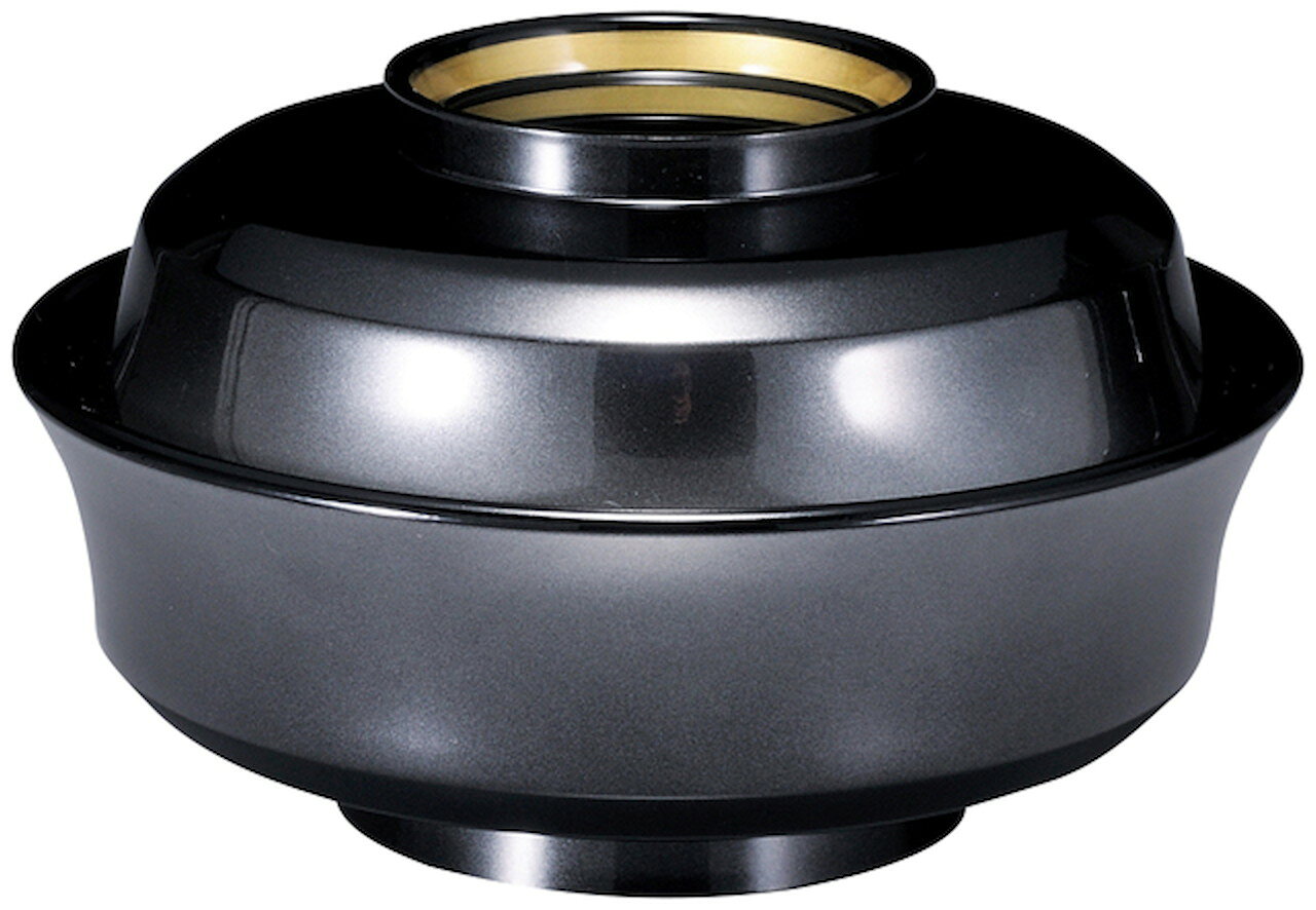 TA5寸天竜寺椀　黒銀ぼかし・高台内金 [147×85mm 197g] | おすすめ　業務用　シンプル　おもてなし　食..