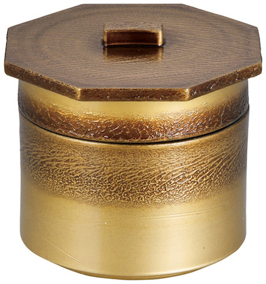 武蔵野飯器　絞り墨入れ金内黒2段 [118×110×105mm 270g] | 和食　懐石料理　モダン　華やか　おしゃれ