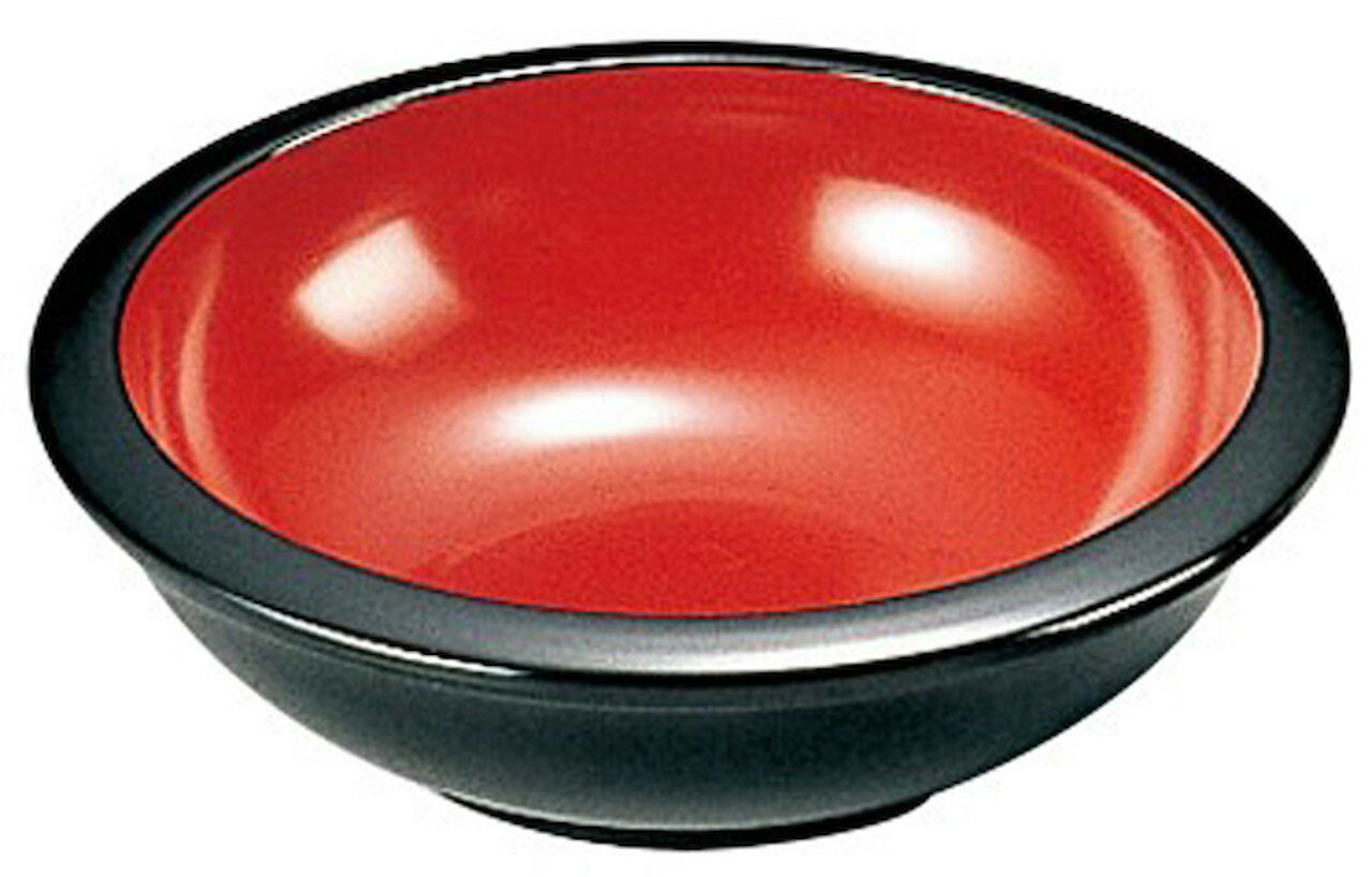 4.5寸宝来鉢 黒内朱 [132×40mm 96g] | 鉢　かっこいい　おしゃれ　和カフェ　インスタ映え