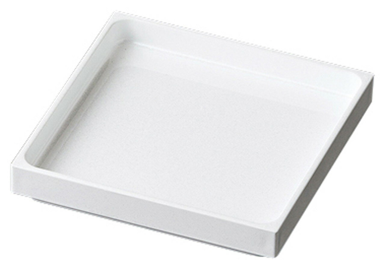 A 116角マルチプレート白パール汚染防止 [116×116×19mm 60g] | SNS インスタ映え おしゃれ かわいい かっこいい 和カフェ おうちカフェ 器 食器 業務用 贈答 プレゼント ギフト シンプル モダン お祝い セット 軽い 割れない