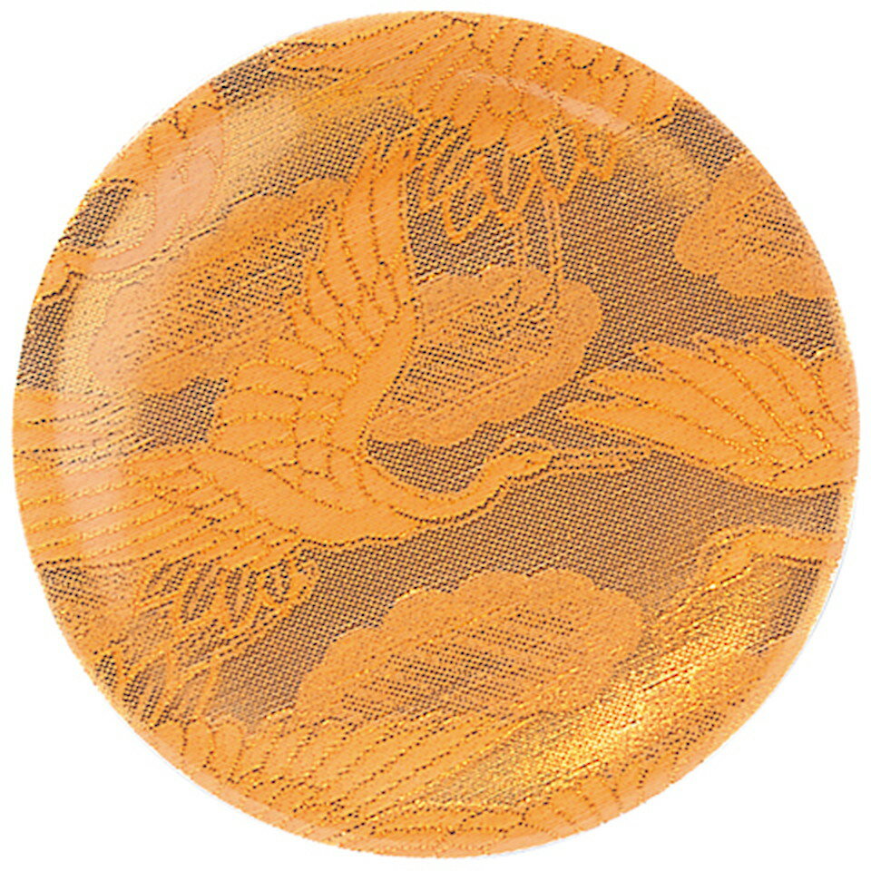 A)寿司皿 西陣金の鶴 [150×21mm 82g] | SNS インスタ映え 業務用 刺身 回転寿司 寿司皿 回転すし 寿司屋 丸皿