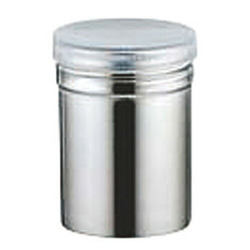 [商品名]　18-0パウダー缶 P-蓋付 小[素材]　本体:18-0ステンレス 蓋:アクリル[寸法]　[ φ57 x H81mm ] 実際に使う立場の方々からの声を多く取り入れた製品です。厨房でも耐えうる確かな製品には、強固さと使い勝手を兼ね備えた逸品です。[ φ57 x H81mm ] 本体:18-0ステンレス 蓋:アクリル メーカーからの取り寄せ商品の為、納期まで1週間前後かかります。あらかじめご了承ください。商品によっては手造りのため、写真と色・かたちが若干異なることがございます。われものですので丁重に梱包させていただいておりますが、ご質問などございましたらお気軽にお問い合わせください。ご注文に関する注意事項は 【こちら】ご購入前にご確認ください。