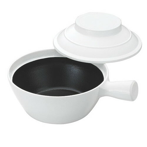 ☆ 中華食器 ☆ アルミ鋳物砂鍋 深型 内黒塗 18cm [ φ190 x H118 x 55mm(1000cc) ] 【 レストラン ホテル 飲食店 調理小物 業務用 】