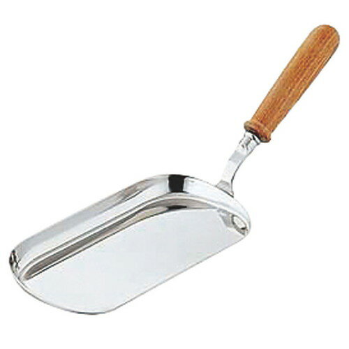 ☆ バンケットデシャップウェア ☆ UK 18-8ダストパン木柄ハンドル 右きき [ 100 x 340mm ] 【 飲食店 レストラン ホテル 厨房 業務用 】