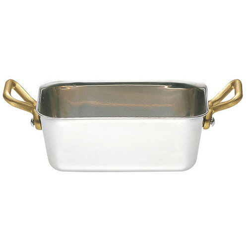 ☆ 料理演出用品 ☆ UK プチパン 角シチューポット 深型 8cm 110ml [ 80 x 50 x 34mm 板厚:1.2mm ] | グラタン スープ ドリア アヒージョ シチュー 人気 おすすめ 食器 洋食器 業務用 飲食店 カフェ うつわ 器 引き出物 誕生日 贈り物 贈答品 自宅 レストラン