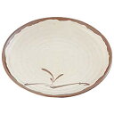 ☆ 食器 ☆ 織部 丸皿(中)OB−13 [ Φ183