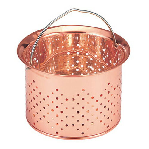 ☆ 衛生用品 ☆ 純銅板排水口ゴミ受け 浅型(900ml) [ Φ134 x H90mm ] 【 飲食店 清潔 シンク 業務用 台所 家庭用 】(3)