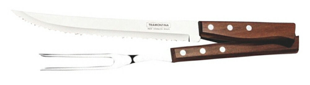 ☆ バーベキュー用品 ☆ トラディショナル カービングフォーク＆ナイフ [ ナイフ:350mm (刃渡り)210mm フォーク:325mm ] 【 飲食店 ホテル レストラン 肉 業務用 】